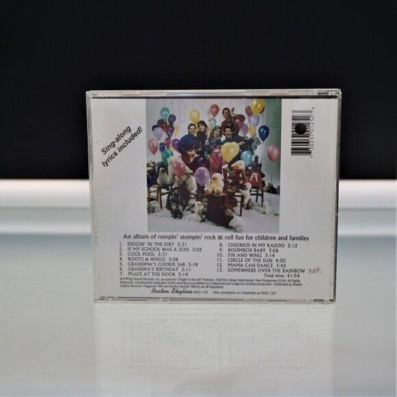 Diggin' In The Dirt By Peggosus Children Music CD Vintage 1994 Boston Skyline - Picture 3 of 5